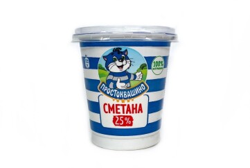 Простоквашино Сметана 300г Россия  (25 %)